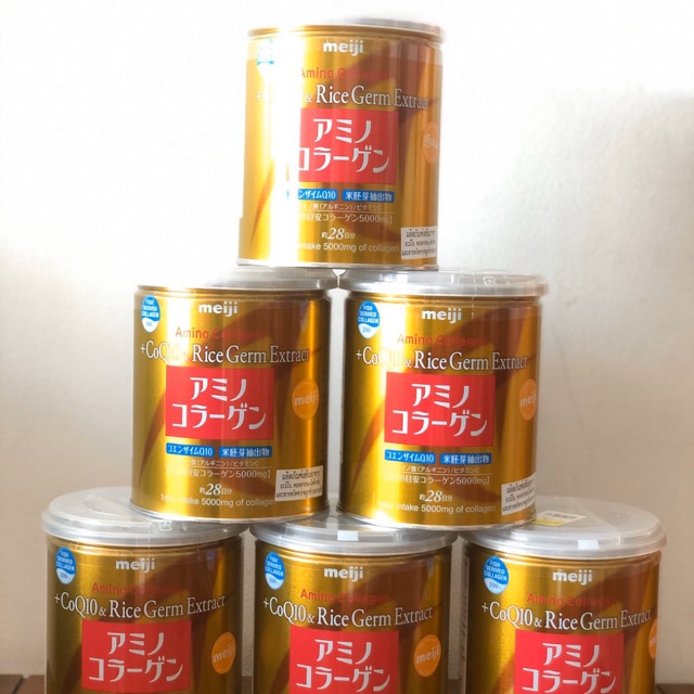 Meiji Amino collagen +CoQ10 &amp; Rice Germ Extract ส่งฟรีEMS💖
