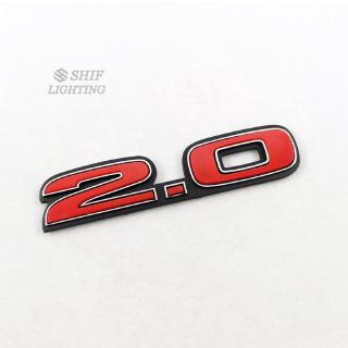 1 x ABS 2.0 IVTEC Letter Car Auto Decorative Emblem Badge Decal Sticker Replacement For HONDA IVTEC 2.0