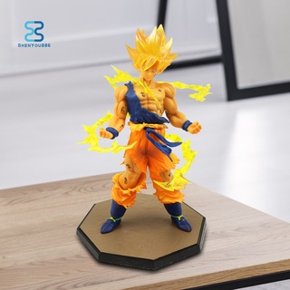 ตุ๊กตาฟิกเกอร์ Dragonball Diy การ์ตูนอะนิเมะของเล่นสําหรับตกแต่งเค้ก