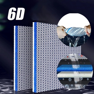 ใหม่ ฟองน้ำกรองโฟมพิพิธภัณฑ์สัตว์น้ำ 6D แบบใช้ซ้ำได้สำหรับกรองน้ำในตู้ปลา