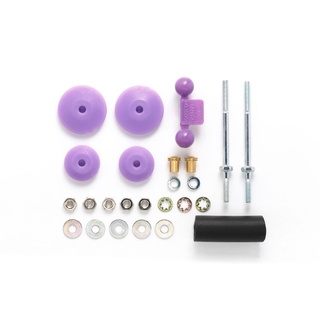 Tamiya 95518 - Large Dia. Stabilizer Head Set (11mm, 15mm) (Purple)