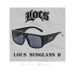 แว่นตา Locs Sunglasses B เลนส์ดำ