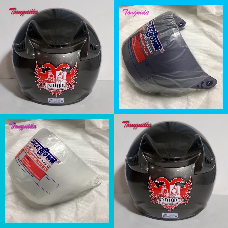 หน้า​หมวก​กัน​น็อค​ Knight SPC สินค้าแท้ มีสีฟิลม์ กับใส มีน็อตขายแยกด้วย
