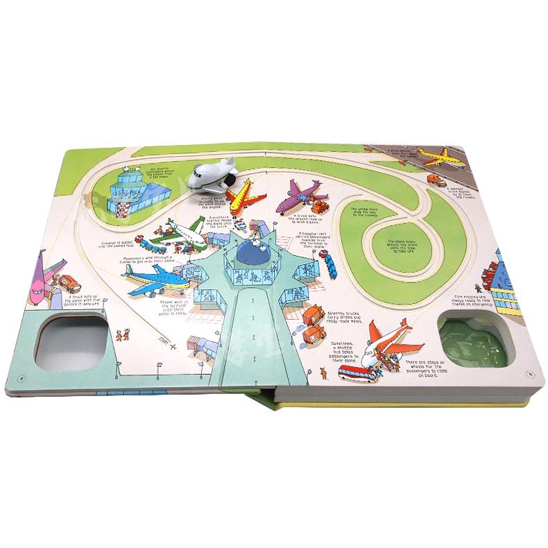 Usborne Wind-up Busy Plane Book - pirch18 - ThaiPick