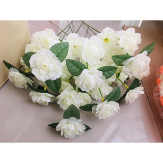ช่อดอกมะลิ ดอกมะลิวันแม่ 1 ก้าน5ดอก (1ช่อ) ช่อดอกมะลิสีขาว