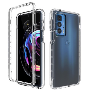 2in1 เคสโทรศัพท์มือถือแบบไฮบริด ใส กันกระแทก 360 องศา สําหรับ Motorola Moto G9 G9 Play G9 Plus G9 Power Armor