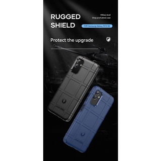 สำหรับ Samsung Galaxy M13 A13 5G A13 4G A04S สี่มุมถุงลมนิรภัยโทรศัพท์มือถือกันกระแทกเคสแบบอ่อน RUGGED SHIELD Matte Non-SLIP ฝาหลังปลอก