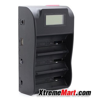 เครื่องชาร์จแบตเตอรี่ TrustFire TR-008 18650,25500,26650,26700,32650 32600 (3 ราง)