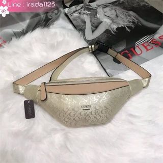 GUESS DIEM LOGO BELT BAG ของแท้ ราคาถูก