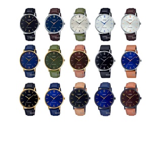 [ใส่โค้ดลดเพิ่ม] ของแท้ นาฬิกาข้อมือ Casio ผู้ชาย รุ่น MTP-VT01 สายหนัง
