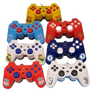 {ใหม่} จอยสติ๊กควบคุมเกม PS2 สีพื้น