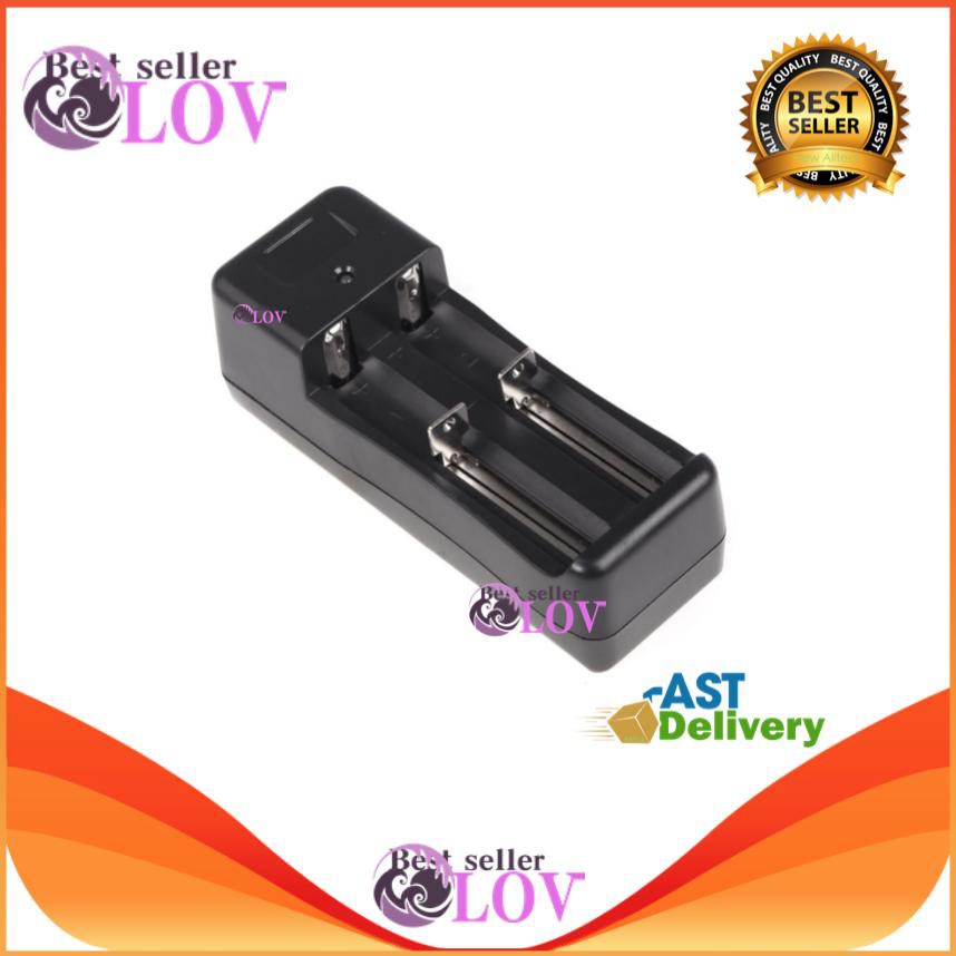 LOV Li-ion Universal Charger for Rechargeable Li-ion Battery รุ่น TG-002 ที่ชาร์จถ่าน สีดำ