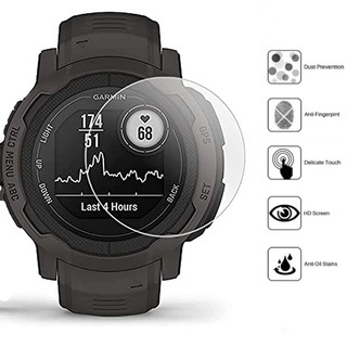 ฟิล์มกระจกนิรภัยกันรอยหน้าจอ กันน้ํา กันรอยขีดข่วน สําหรับ Garmin Instinct 2 2S 2 ชิ้น