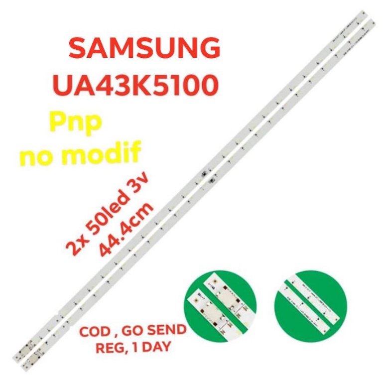 LED BACKLIGHT UA43K5100 43K5100 SAMSUNG 43 25led 3v smd
