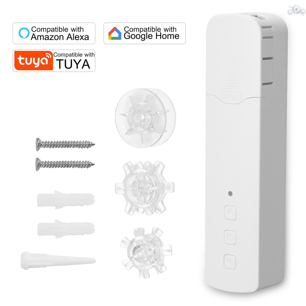 Tuya WIFI M515EGWT มอเตอร์ม่านลูกปัดอัจฉริยะ ควบคุมผ่านแอพมือถือ ควบคุมด้วยเสียง เสียงเงียบ สําหรับบ้าน โรงแรม