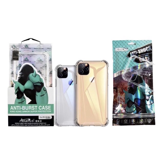 Samsung Note10 /10+plus Note 8/9 S8/9 S8+/S9+ S21 S21+ S10/10+ Note 20 Ultra เคสใส ขอบมุม กันกระแทก Kingkomg คิงคอง