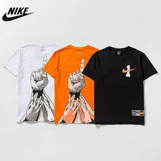 เสื้อยืดใหม่NIKE ผู้ชายและผู้หญิงแฟชั่นลำลองเสื้อยืดแขนสั้นขนาดเต็มS-3XL