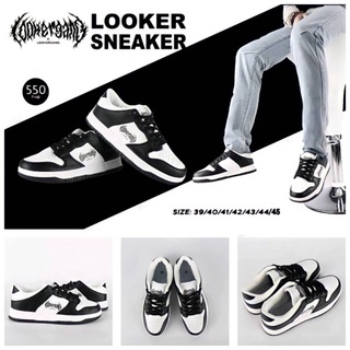 LOOKER- SNEAKER  รองเท้าผ้าใบสุดเท่ ใหม่ล่าสุด พร้อมส่งทุกไซต์ 39/40/41/42/43/44/45