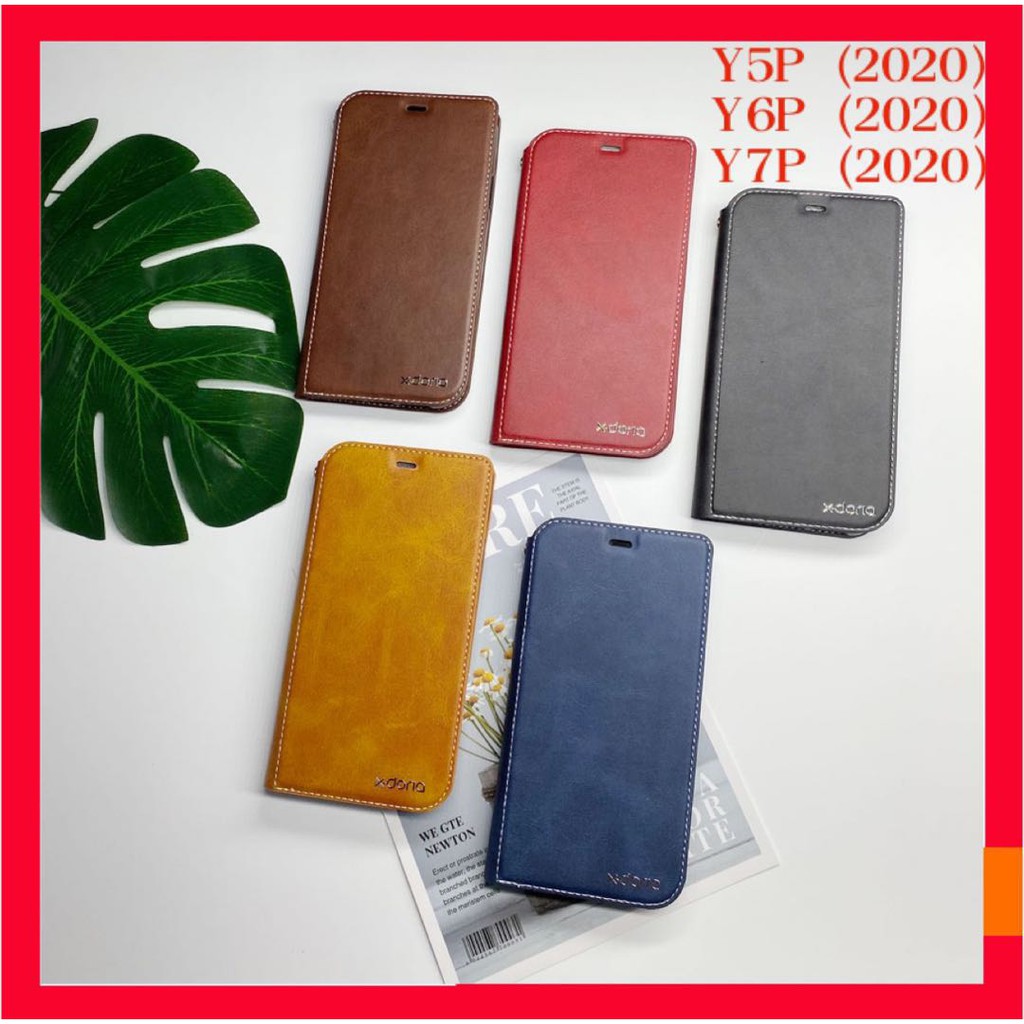 เคสฝาพับ ใส่นามบัตรได้  แบบหนัง ตั้งได้ HUAWEI Y5P(2020)/Y6P(2020)/Y7P(2020)/mate 20 20x/P40Pro/P30p
