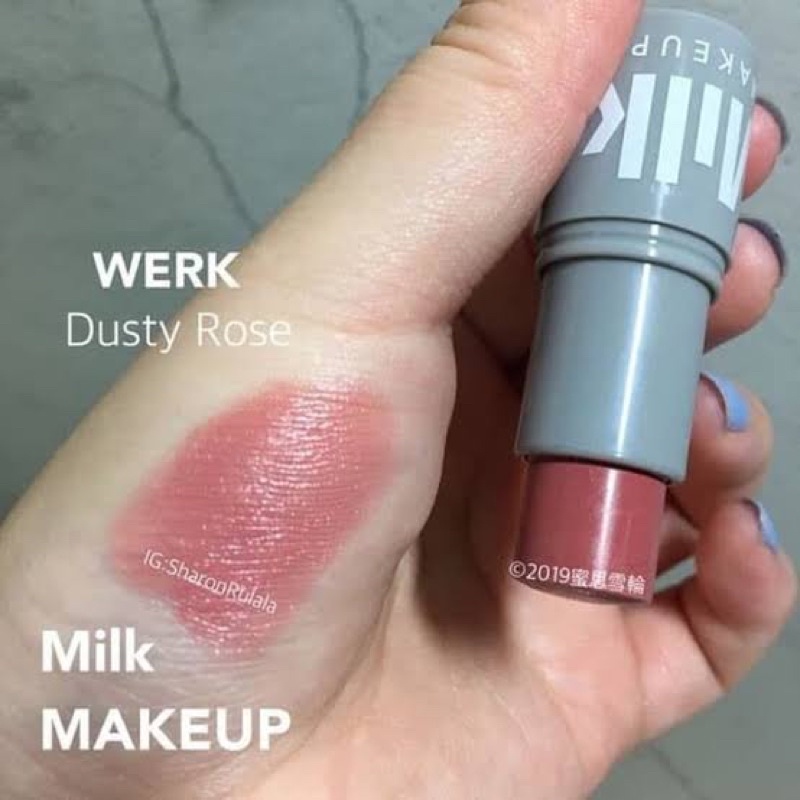 Milk makeup lip + cheek cream blush สี werk Shopee Thailand