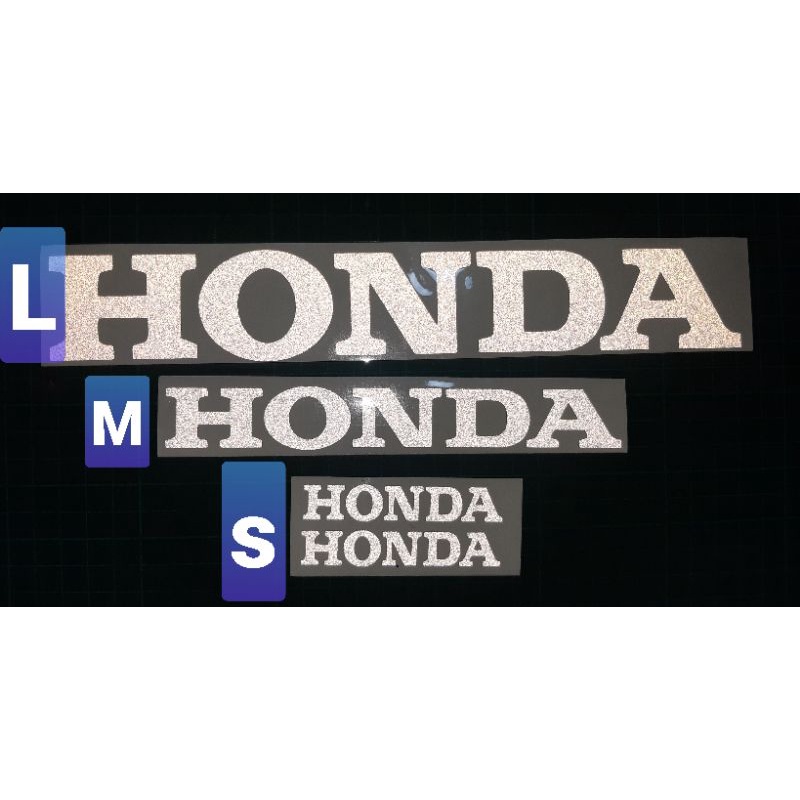 สติ๊กเกอร์ #HONDA นูน งานโลโก้ 3D ฮอนด้านูน