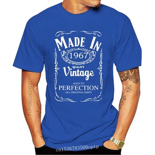 T-shirt  กระหน่ํา เสื้อยืดลําลอง แขนสั้น พิมพ์ลายการ์ตูน Made In 1967 สีดํา สไตล์ฮิปฮอป คลาสสิก สําหรับผู้ชาย ECnkpk36HJ