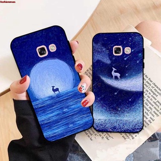 เคสมือถือซิลิโคนลายดาวสําหรับ Samsung A3 A5 A6 A7 A8 A9 A02 M02 A022F F62 M62 Pro Star Plus 2015 2016 2017 2018 Hljsh Pattern-4