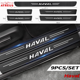 สติกเกอร์คาร์บอนไฟเบอร์ ติดประตูรถยนต์ สําหรับ Haval H6 Jolion H2 H2s H1 2021 2022 H5 M4 H9