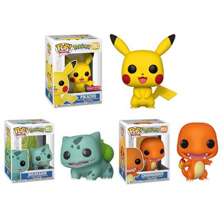 funko pop pok mon pikachu bulbasaur โมเดลตุ๊กตาของเล่นสําหรับเด็ก