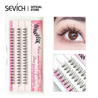 SEVICH Eyelash Extension ขนตาปลอมธรรมชาติขนมิงค์ (60 คลัสเตอร์)