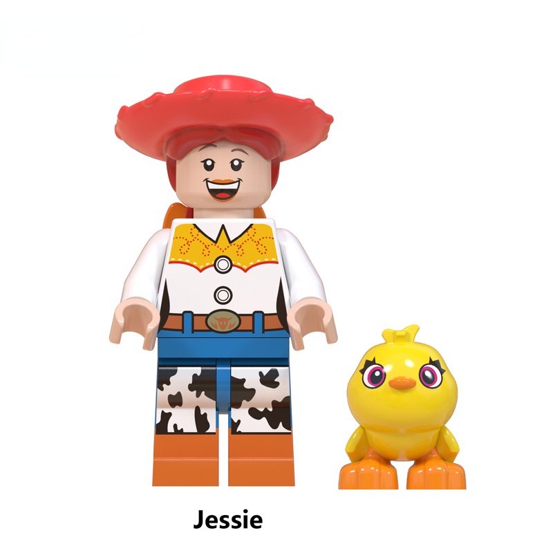 Jessie Bunny ฟิกเกอร์ตัวต่อ รูปดิสนีย์ Toy Story ขนาดเล็ก ของเล่นสําหรับเด็ก