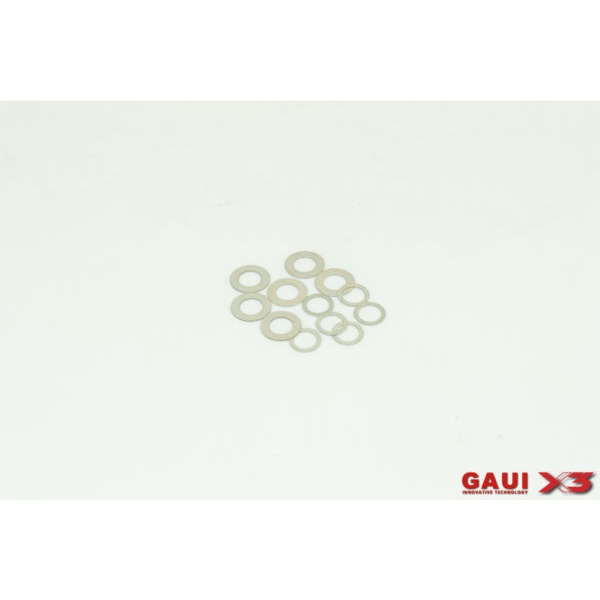 216337-GAUI X3 Main blade grip washers (W5x9x0.2,W5.1x7x0.12)