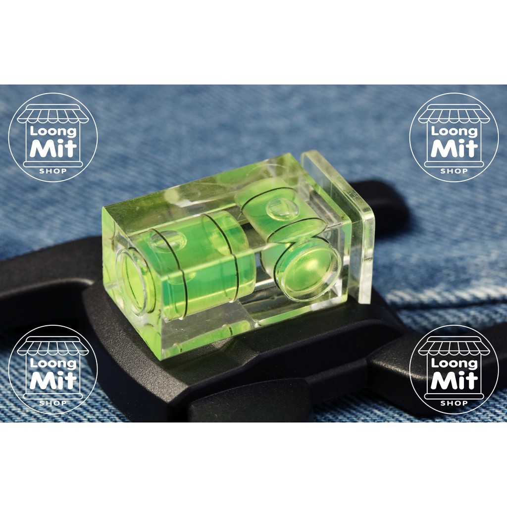 ระดับน้ำ 2 แกน ติดบน Hot Shoe สำหรับกล้องถ่ายรูป DSLR หรือ Mirrorless (2 Axis Camera Hot Shoe Bubble Levelers)