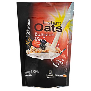 ข้าวโอ๊ต ข้าวโอ๊ตอบชนิดละเอียด อาหารเช้า มายช้อยส์ My Choice Instant Oat