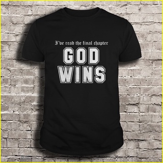 [COD]เสื้อยืด พิมพ์ลาย Ive Read The Final Chapter God Wins สําหรับผู้ชาย