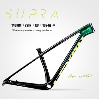 กรอบคาร์บอน LEXON SUPRA 29er 148*12 มม. 15 17 19 นิ้ว BOOST 29er สําหรับจักรยานเสือภูเขา 2023