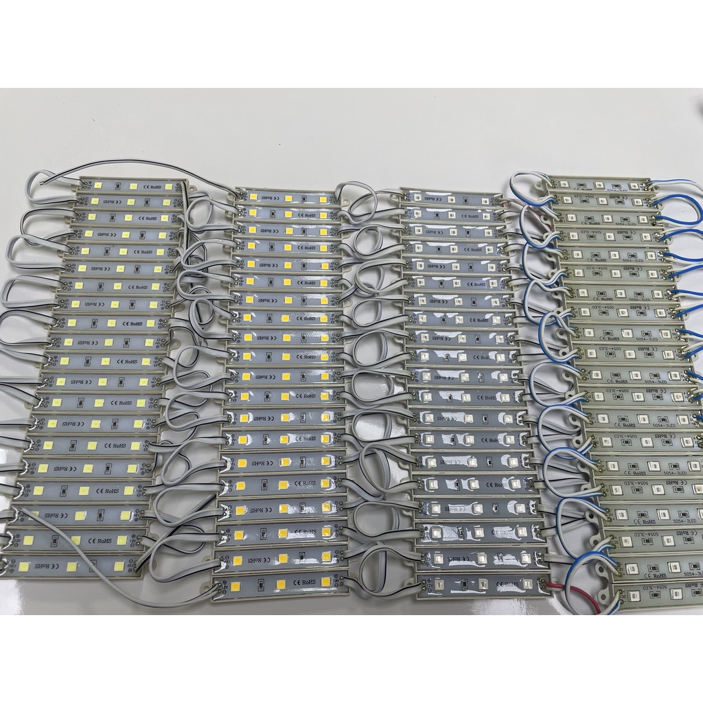 ไฟโมดูล ไฟกล่องป้าย ไฟตัวอักษร LED กันน้ำ LED Module 5054 รุ่นLED-3-5054-7512 ราคาต่อ1แผง（100ชิ้น）