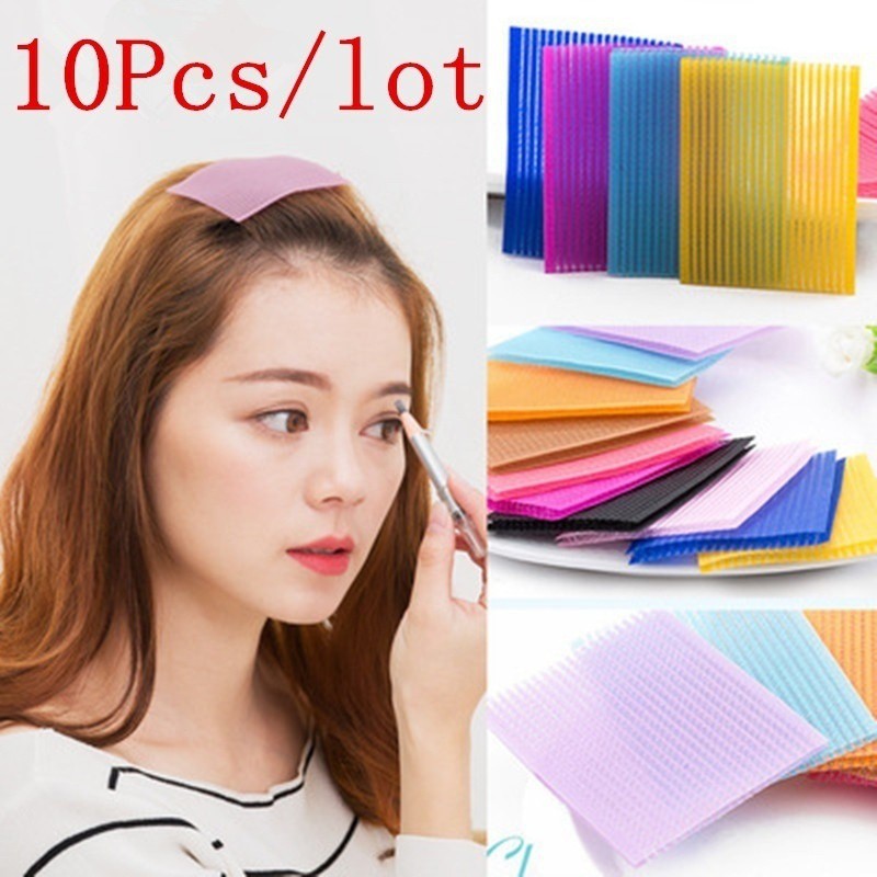10pcs Hair stickers magic tapes bangs paste seamless magic hair