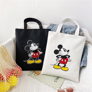 (ส่งจากไทย/พร้อมส่ง) ใบใหญ่ ผ้าหนา กระเป๋าผ้า สะพายข้าง  กระเป๋าถือ