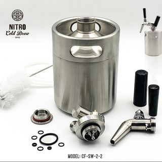 Hillkoff : Mini Nitro set 2 liter CF-SW-2-2 Nitro Cold Brew Coffee Maker