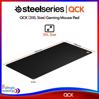 แผ่นรองเมาส์ SteelSeries รุ่น QCK (3XL Size) Gaming Mouse Pad