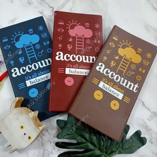 Account Book สมุดบัญชี  M1200 สมุดลงรายการต่างๆ ขนาด 130x265 มม. 70g/140s (จำนวน 1 เล่ม)