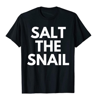 เสื้อยืดผ้าฝ้าย เสื้อยืด ผ้าฝ้าย พิมพ์ลาย Salt The Snail Always 3 มิติ สไตล์คลาสสิก สําหรับผู้ชาย