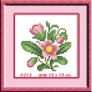 ไอแอมครอสติช iamcrossstitch DIY รหัสTmini-213 15x15 cm. ชุดอุปกรณ์งานฝีมือปักครอสติชครบชุด