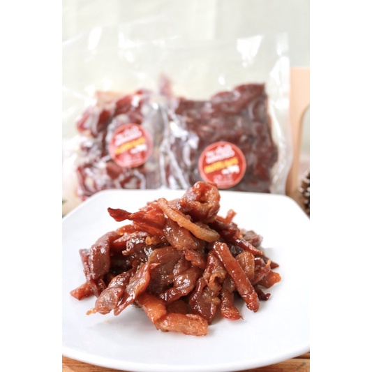 หมูแดดเดียว สันคอหมูแดดเดียว ขนาด300กรัม
