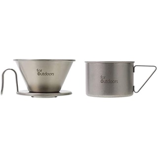 Kalita Coffee Dripper Wave Series Stainless Steel Set for Outdoors ชุดดริป Kalita Outdoors