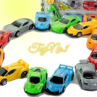 ToyNo.1​🧸​พร้อ​มส่ง​🧸 "12CAR" รถของเล่น รถแข่ง1แพ็ค12คัน รถของเล่นสุดคุ้ม รถพลาสติก คุ้มมาก