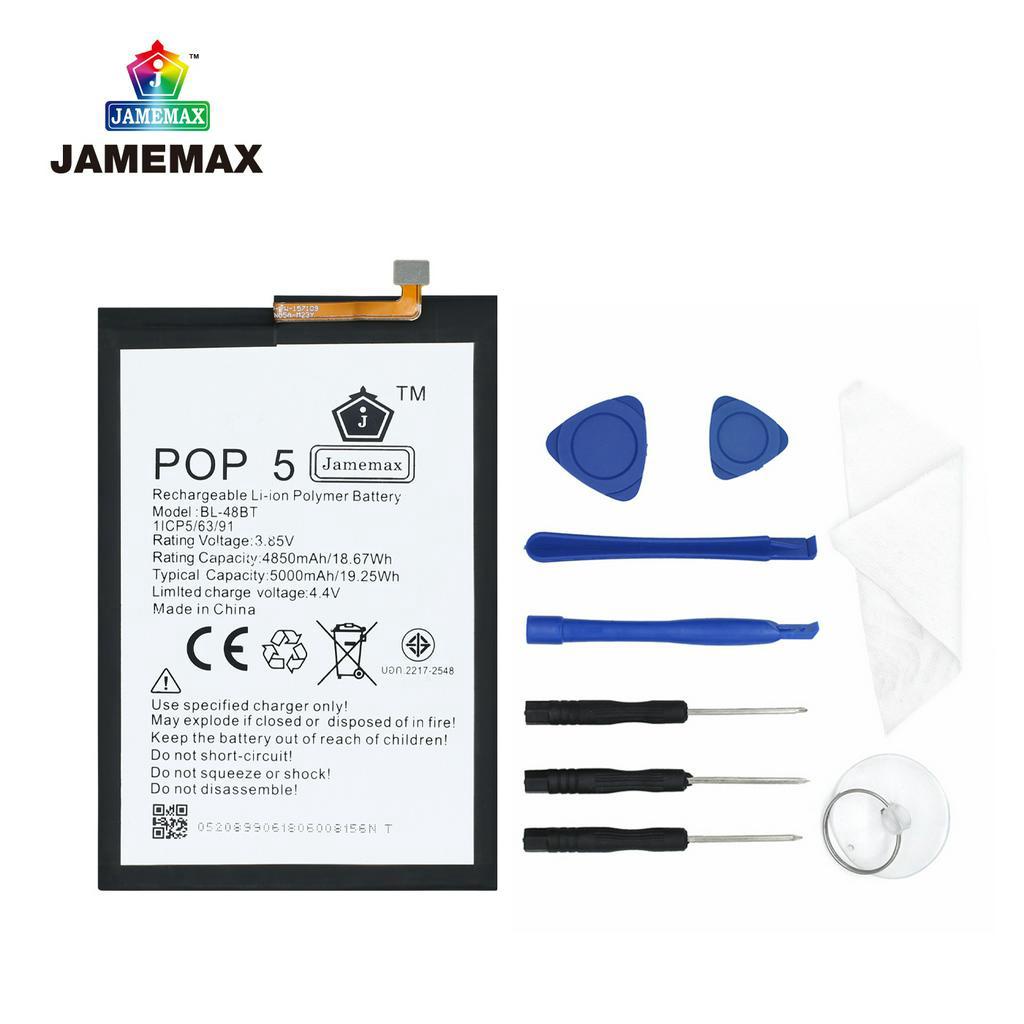 JAMEMAX แบตเตอรี่ TECNO POP 5  Battery Model BL-48BT ฟรีชุดไขควง hot!!!