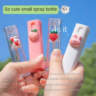 ของเหลว ขวดสเปร สเปรย์แอลกอฮอล์พกพา Portable alcohol spray bottle ขวดสเปรย์แอลกอฮอล์ ขนาดเล็ก ลายการ์ตูนน่ารัก ให้ความชุ่มชื้น ฆ่าเชื้อโรค สําหรับนักเรียน หอพัก โลชั่น น้ําหอม เครื่องสําอาง