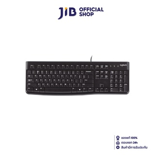 LOGITECH KEYBOARD(คีย์บอร์ด) K120 USB (BLACK) - รับประกัน 3Y